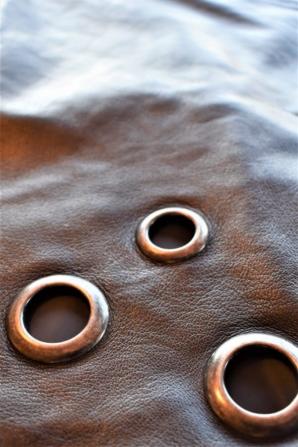 Pretty Secret Black Leather Jacket Gunmetal