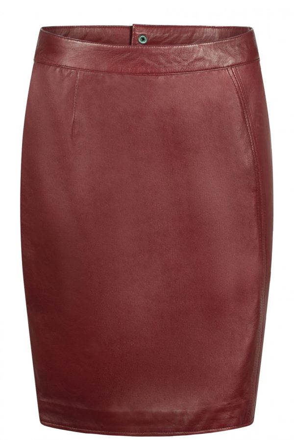 Leather skirt PLAIN RMBS1 - Image 2