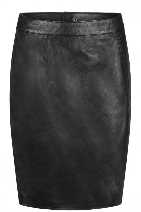 Leather skirt PLAIN RMBS1 - Image 4