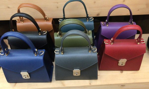 Leather little compact handbag LM12 - Image 2