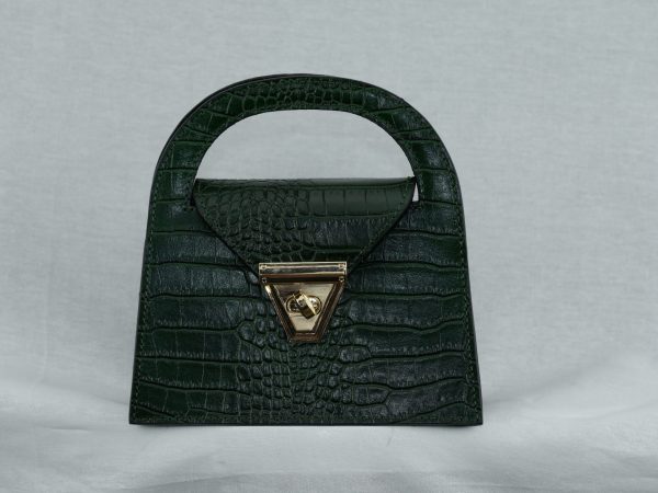 MM26 small square croco print bag - Image 3