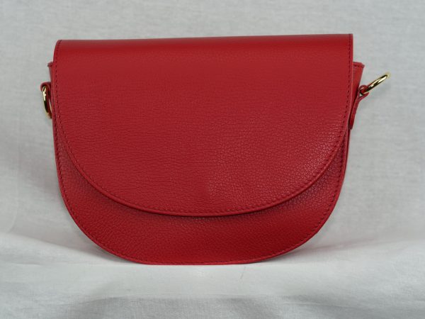 Leather half round bag LM01 - Image 2