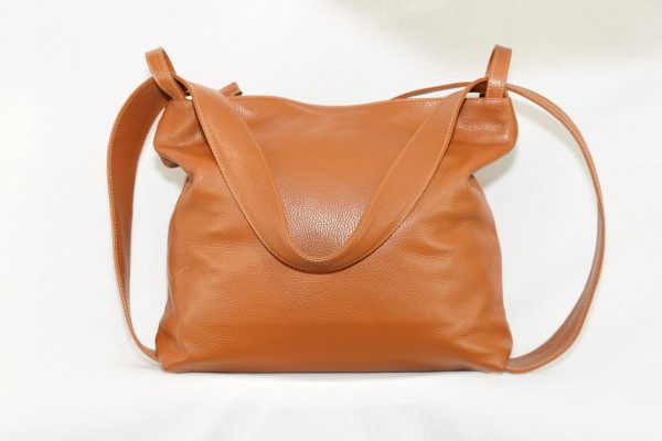 Leather shoulder- and backpack in one  MM10 - Image 4