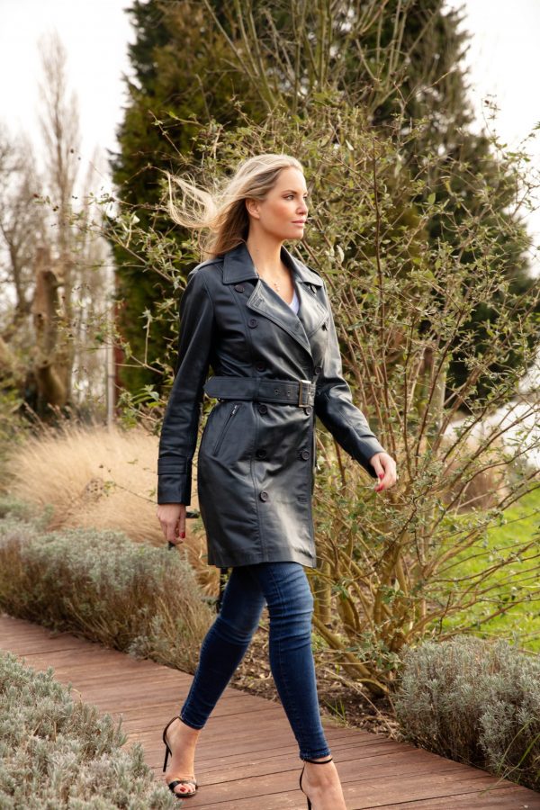 Leather Trenchcoat - Image 4
