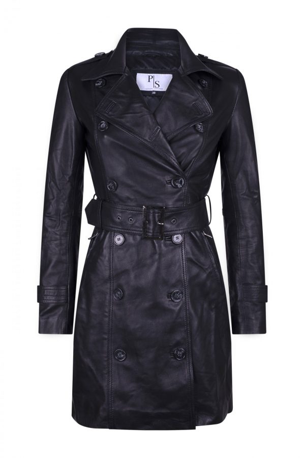 Leather Trenchcoat - Image 6