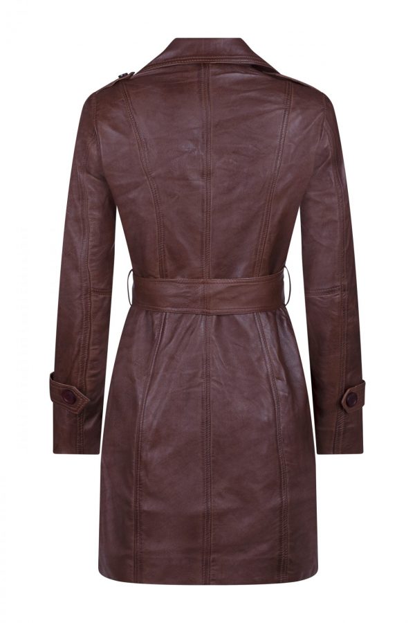 Leather Trenchcoat - Image 9